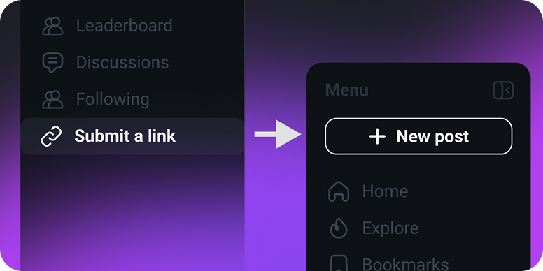 New Post Button